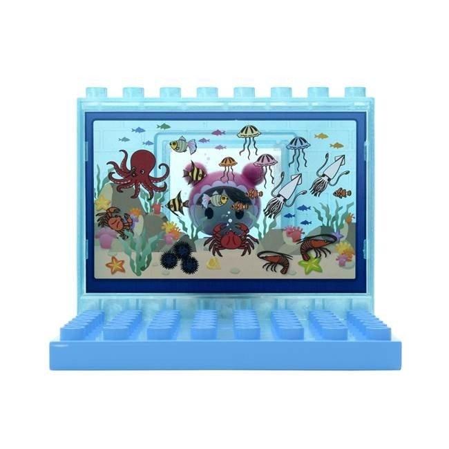 BlockLabo 知育玩具　ブロックラボ アンパンマン キラキラこおりの水族館ブロックセット ベビー向けおもちゃ 女の子プレゼント 男の子プレゼント バンダイ |  | 03