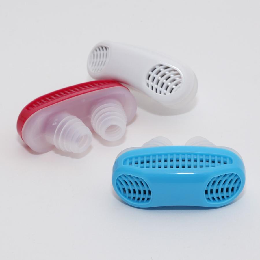 いびき防止 安眠 ノーズピン 空気清浄 いびき対策 サポーターPM2.5対策 活性炭フィルター医療用シリコン使用（赤） |  | 01