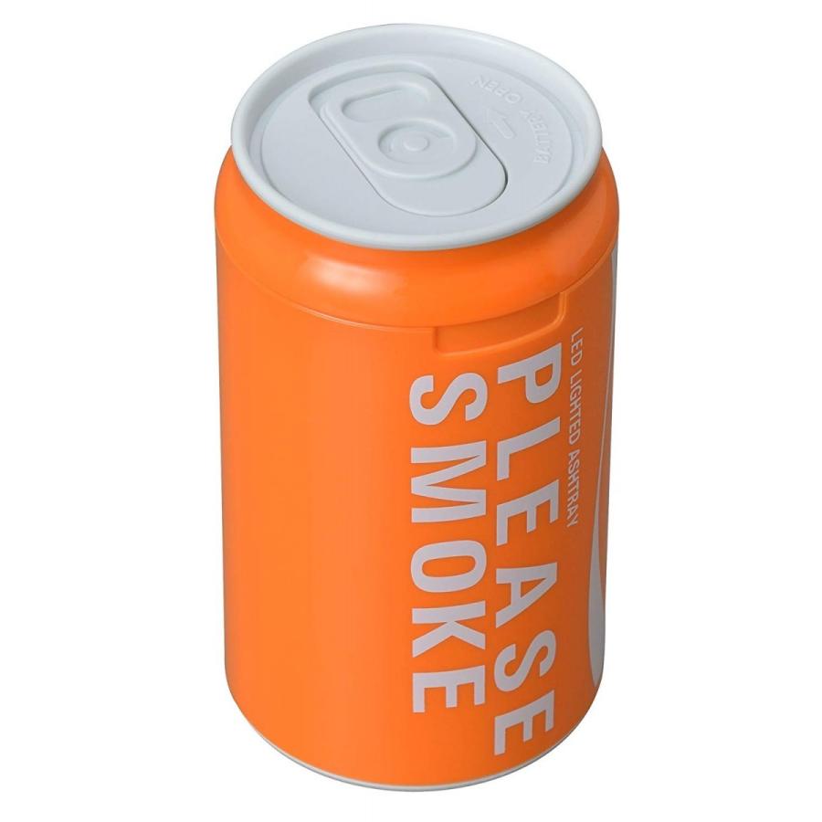 セイワ(SEIWA) 車用 灰皿 カラー缶 アッシュ ドリンクホルダー型 オレンジ LED付き W888 | SEIWA | 01