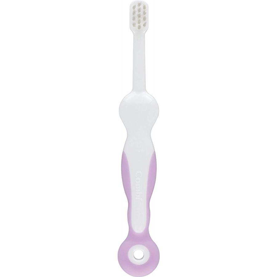 【日本製】コンビ Combi テテオ teteo はじめて歯みがき 乳歯ブラシセット (歯の本数の目安:1本~) 握りやすいふっくら形状グリップ |  | 03