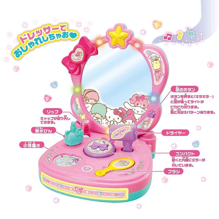 サンリオキャラクターズ おしゃれだいすき キラピカメロディドレッサー |  | 01