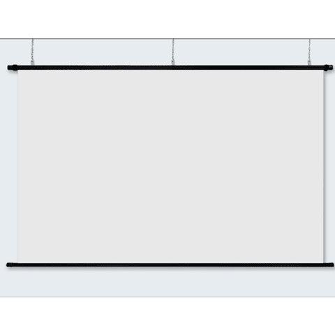 ビオドラガ デファスポーディスクリーン せっきんさん専用 リア投影プロジェクタースクリーン 80インチ(16:9) タペストリー型 RS