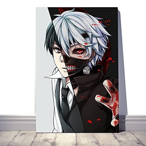 アニメポスター 東京喰種トーキョーグール ポスター キャンバスポスター 壁プリントアート 8x12インチキャンバスロール 1 並行輸入 おすすめ