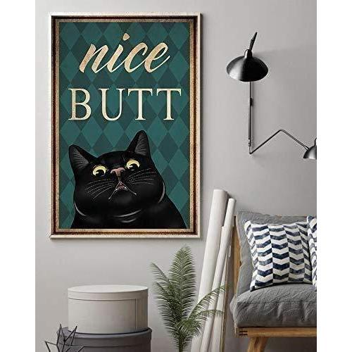 黒猫 面白いキャンバスポスター 壁アート 黒猫 面白いポスター ウォールアート キャンバスプリント 写真 黒猫 ポスター キャンバス ウォールアート