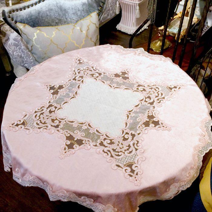 テーブルクロス 四角 スクエア フレンチレース 丸テーブル レース生地