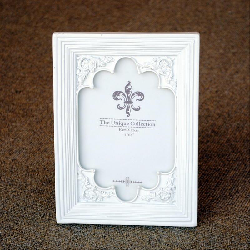 写真立て おしゃれ 白 ホワイト フォトフレーム クラシック 1383133WH