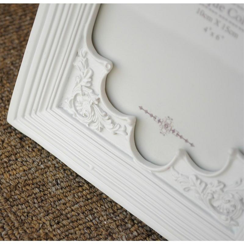 写真立て おしゃれ 白 ホワイト フォトフレーム クラシック 1383133WH