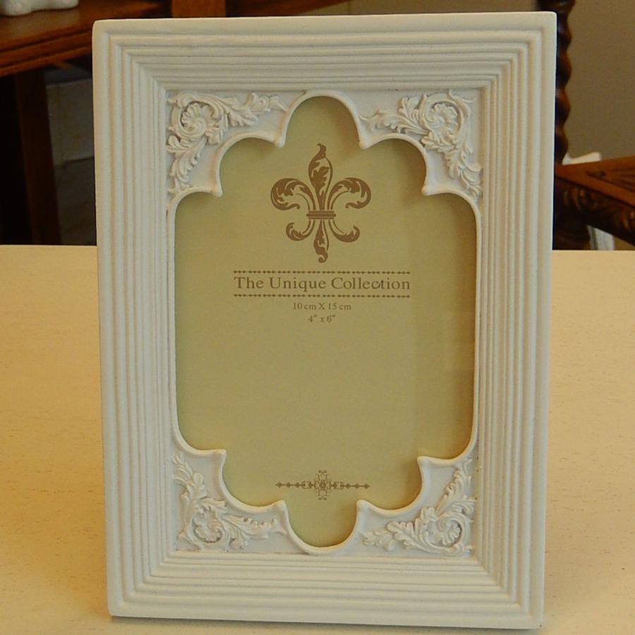 写真立て おしゃれ 白 ホワイト フォトフレーム クラシック 1383133WH