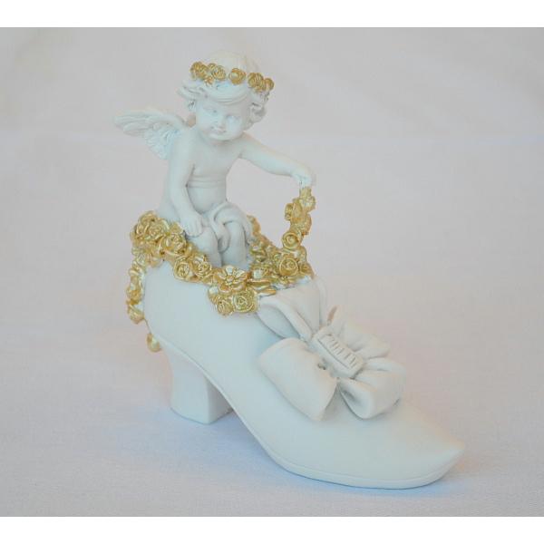 エンジェル 天使 可愛い シューズ 靴 クツ リボン 薔薇 バラ 薔薇冠