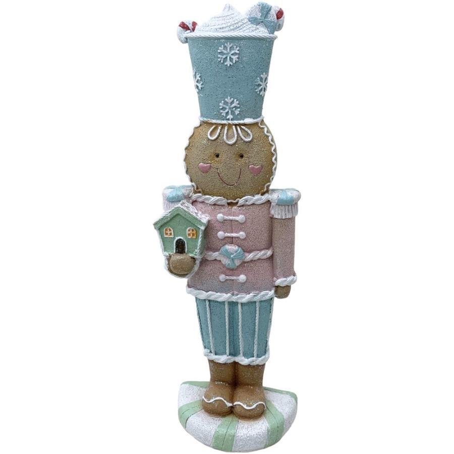 置物 スィーツドール お菓子の兵隊 ブルー帽子 スイーツドール