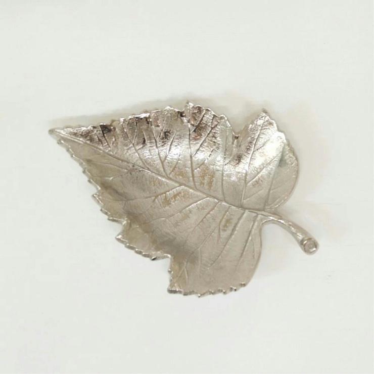 葉皿 バーチ リーフプレート プレート 銀 雑貨 インテリア雑貨 小物