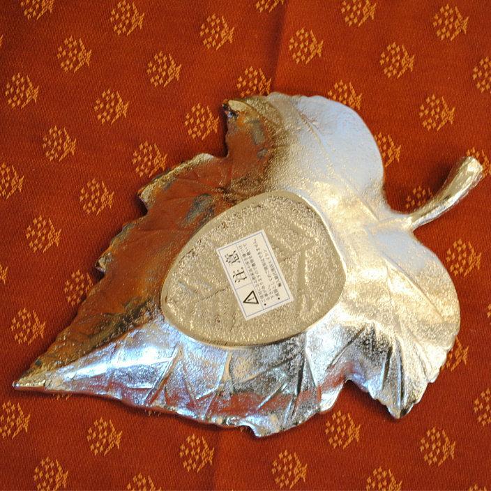 葉皿 バーチ リーフプレート プレート 銀 雑貨 インテリア雑貨 小物