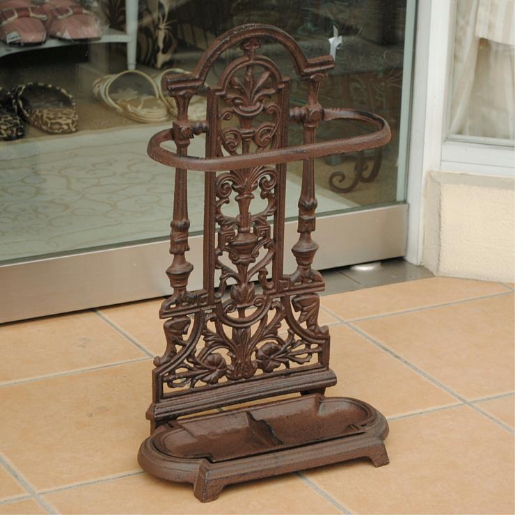 アンティーク 傘立て　ダークブラウン アンブレラスタンド アイアン　ヨーロピアン 171222-002-page4.jpg