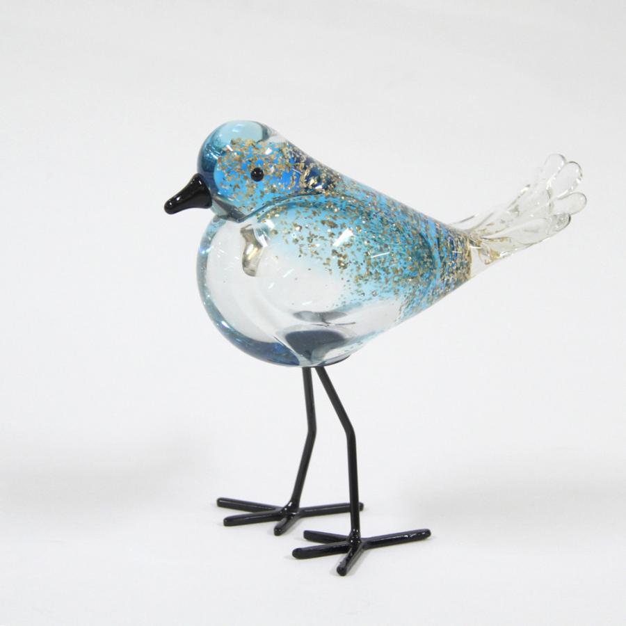 置物 鳥 ガラス置物 オブジェ グラスバード ブルー ガラス 置物 鳥 ガラス置物 オブジェ グラスバード ブルー ガラス