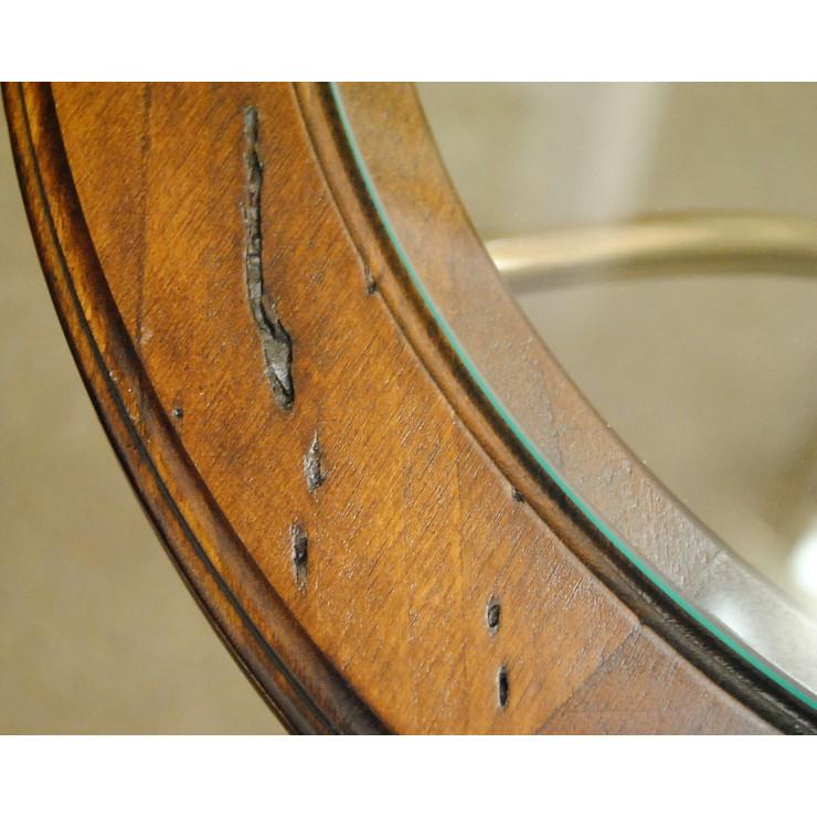 アスプルンド真鍮円形テーブル ハンドル付きアンティークデザイン 丸テーブル おしゃれ ランプテーブル コーナーテーブル ラウンド