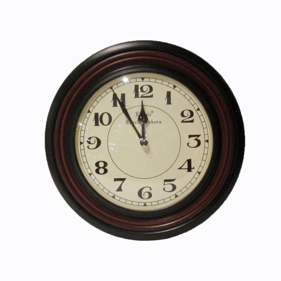 ウォールクロック 壁掛け時計 木製 シンプル シャビー 306013 壁掛け