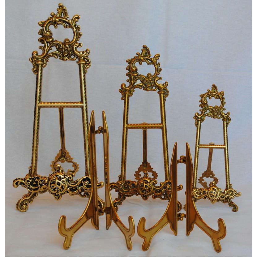 イーゼル M ミディアム 皿立て ゴールド エレガント ロココ