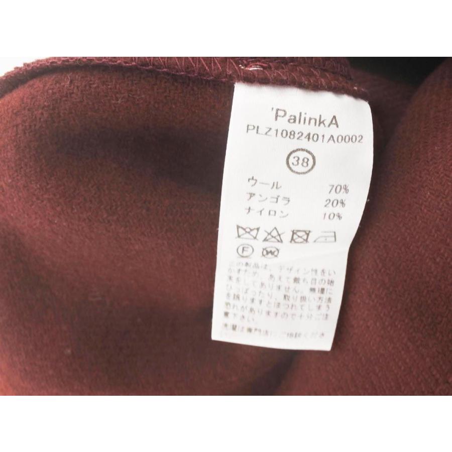 PalinkA パリンカ アンゴラ混 アシンメトリー タイト スカート size38/ボルドー ◆■ ☆ dkc1 レディース｜abj｜04