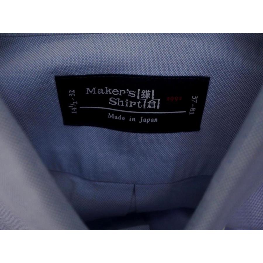 Maker's Shirt 鎌倉 シャツ size14.5/32/水色 ■◇ ☆ eda2 メンズ｜abj｜07