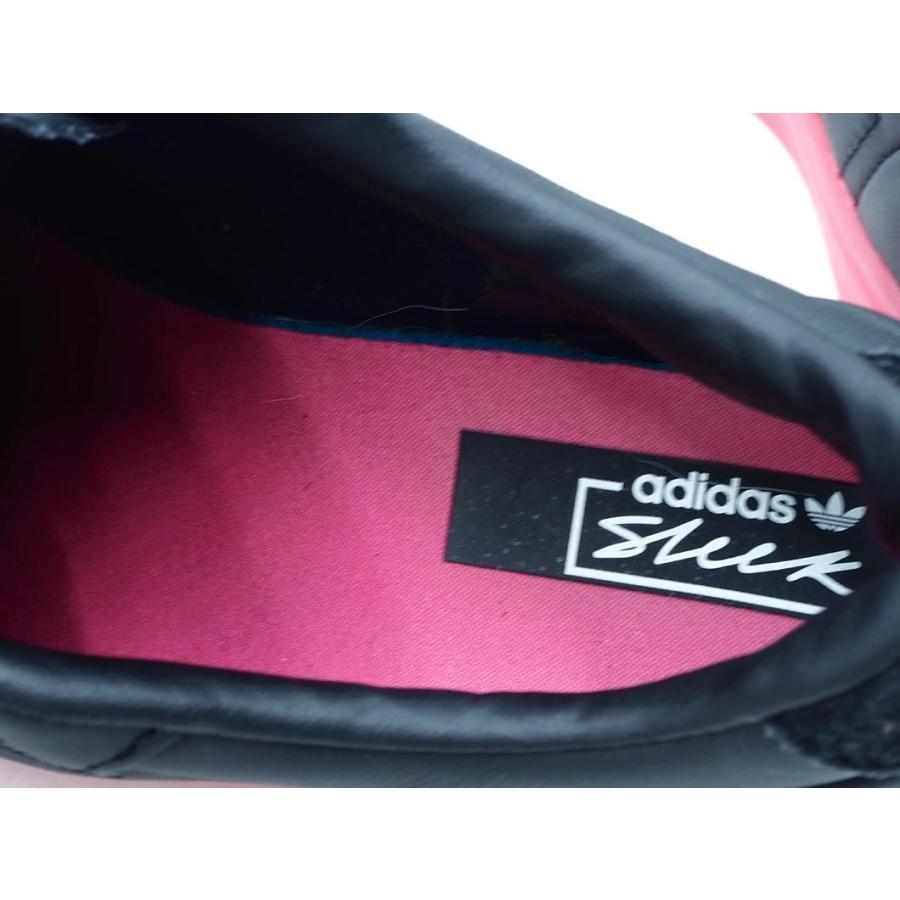 adidas originals アディダスオリジナルス SLEEK W G27341 ローカット スニーカー size22/黒 ■■ ☆ eba5 レディース｜abj｜09