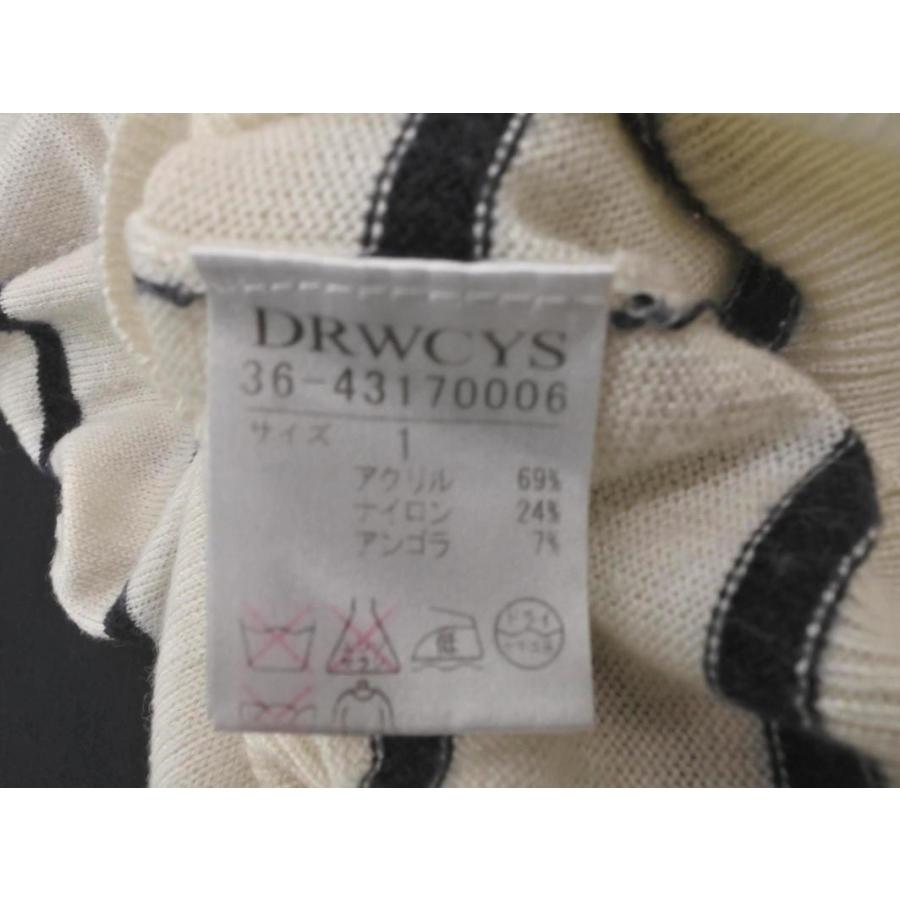 ネコポスOK DRWCYS ドロシーズ ボーダー ニット セーター size1/オフホワイト ◇■ ☆ dic9 レディース｜abj｜07