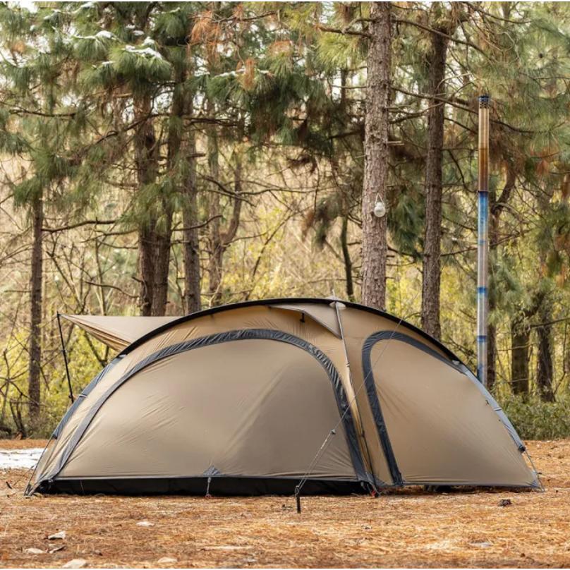 POMOLY LEO 2 ドーム型テント 煙突ガード付き 自立式テント