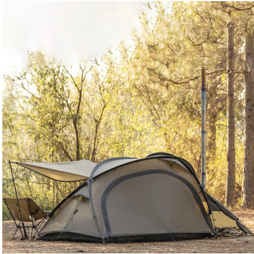 POMOLY LEO 2 ドーム型テント 煙突ガード付き 自立式テント