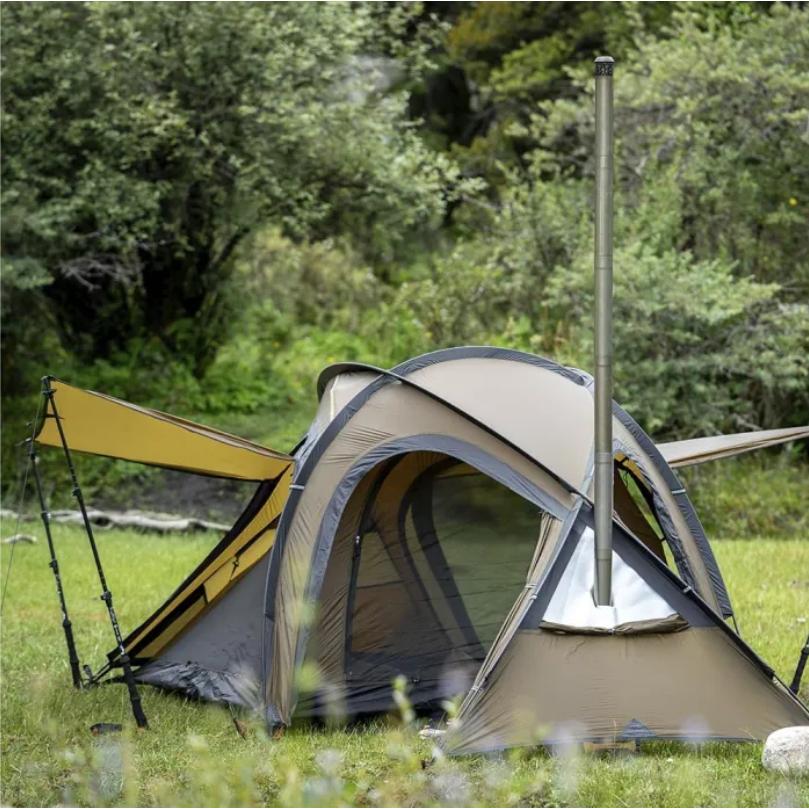POMOLY LEO 2 ドーム型テント 煙突ガード付き 自立式テント