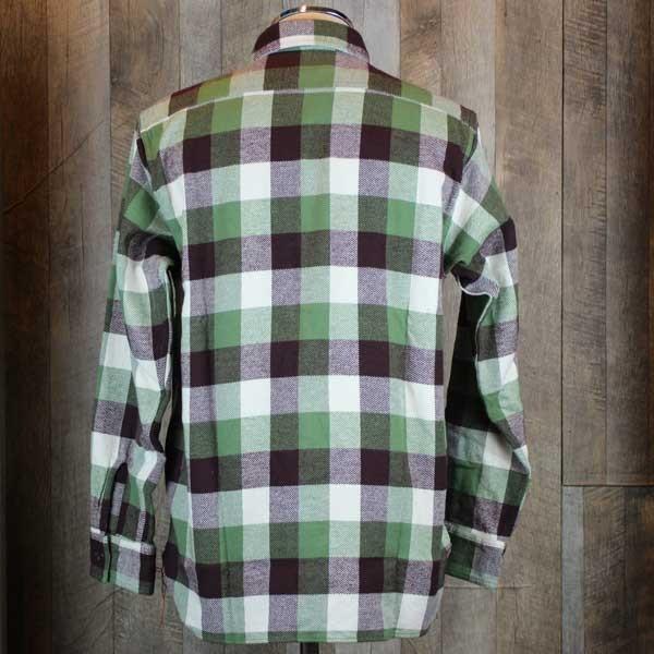 SUGAR CANE / シュガーケーン　TWILL CHECK WORK SHIRT SC27967GRN｜able-store｜02