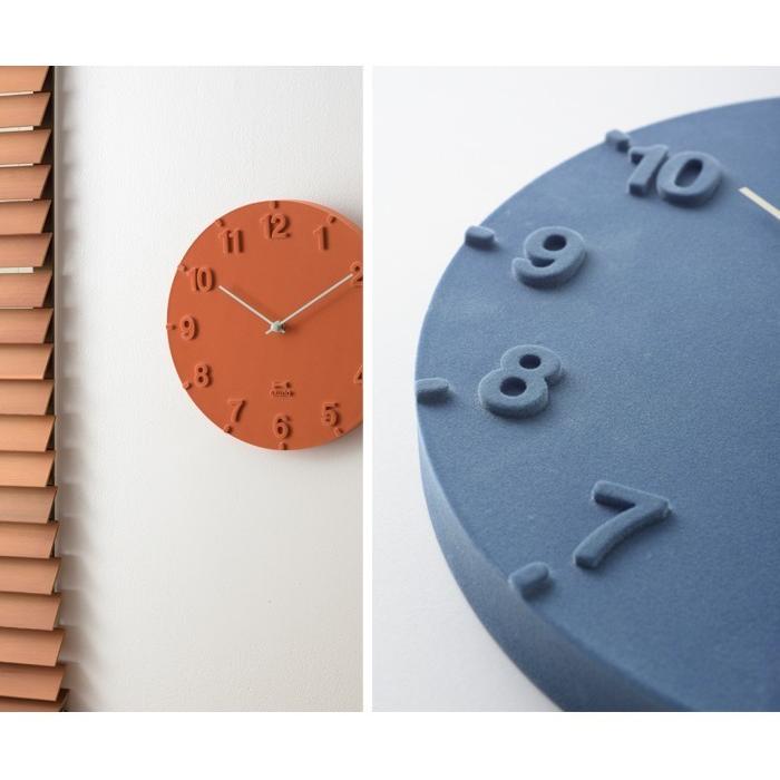 壁掛け時計 フロッキー ウォールクロック BRUNO ブルーノ おしゃれ かわいい シンプル 起毛 送料無料 | BRUNO | 03