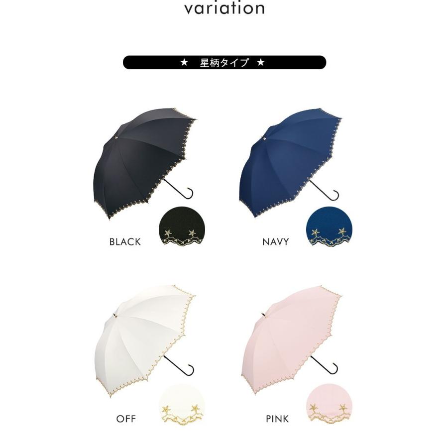 2点以上で送料無料 Wpc Wpc 日傘 長傘 星柄 フレーム スカラップ 完全遮光 晴雨兼用 Uvカット 遮熱 Ab Wpc81 5046 Abloom 服飾 生活雑貨 通販 Yahoo ショッピング