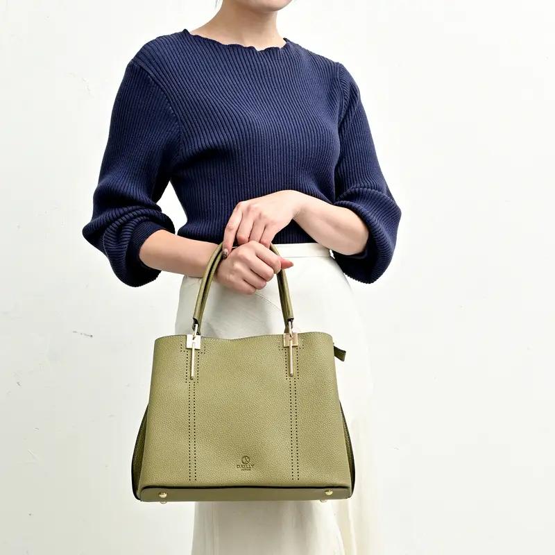 D.KELLY パンチングデザイン トートバッグ トートバッグ バッグ バック かばん 鞄 レディース 大容量 A4対応 合皮 ファスナー付き 送料無料 |  | 16