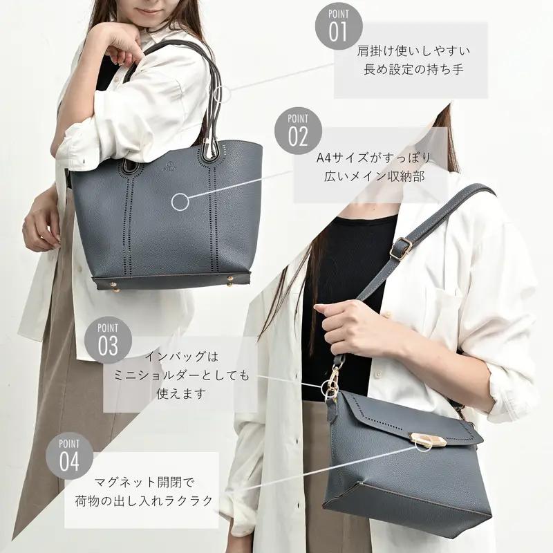 D.KELLY ホースシューデザイン トートバッグ トートバッグ バッグインバッグ バッグインポーチ バッグ バック かばん 鞄 ショルダーバッグ |  | 07