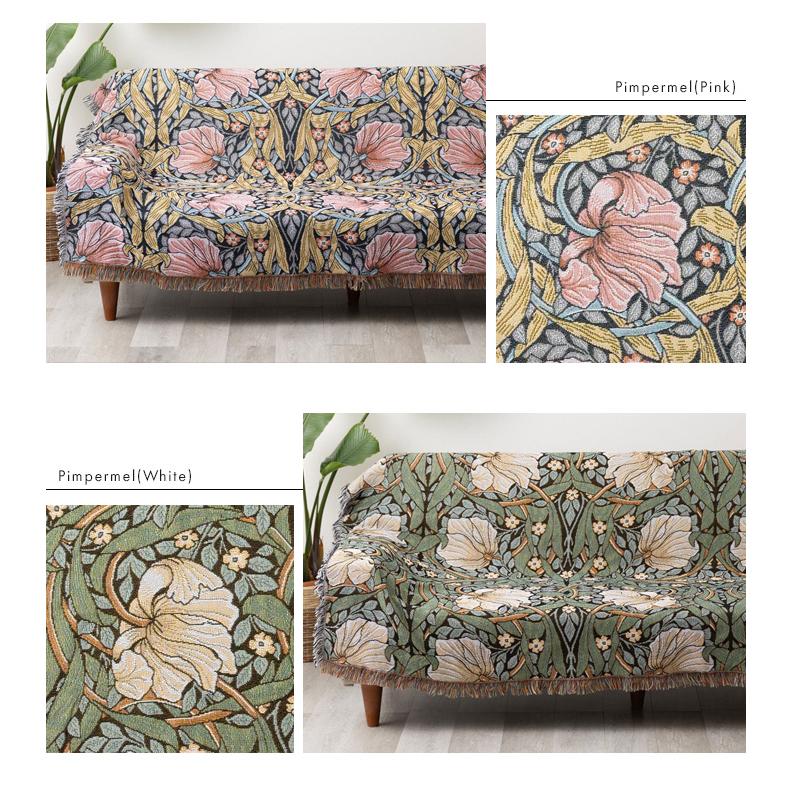 Jubilee ウィリアムモリス柄 大判スローケット 130x160cm モリス柄