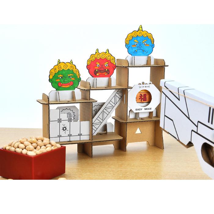 メール便 送料無料 hacomo ハコモ WOW ワォ ダンボール 工作キット おもちゃ 段ボール 工作 手作り | hacomo | 02