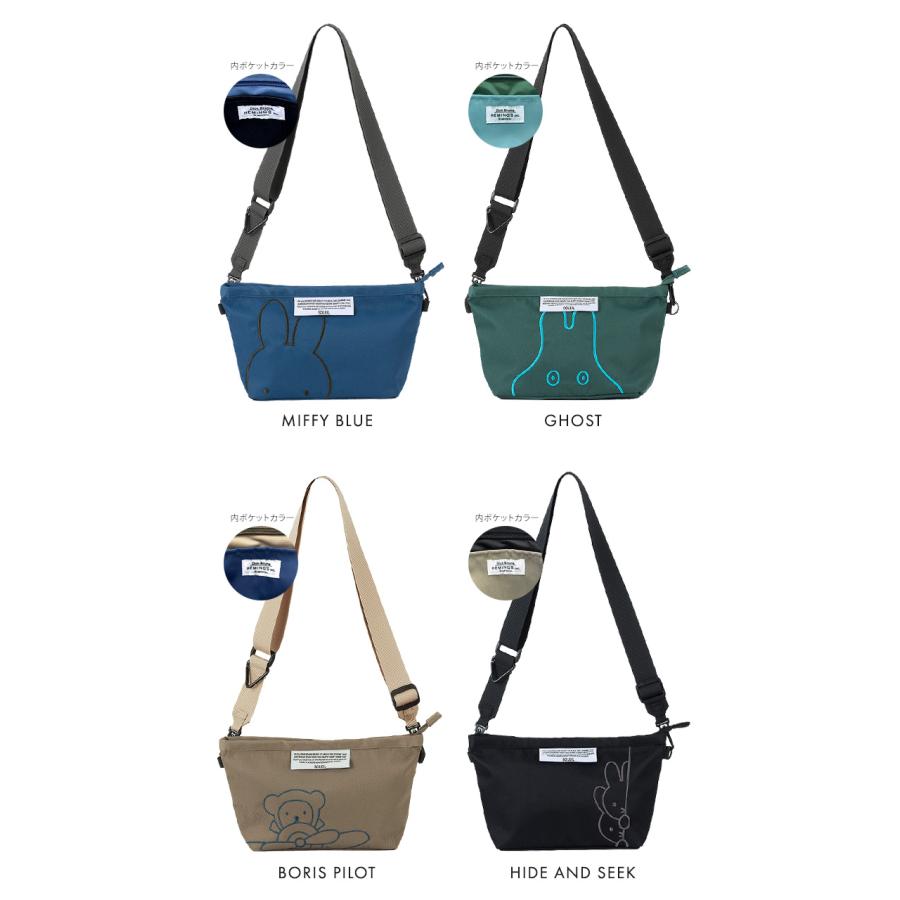 ミッフィー　ぬいぐるみ　アウトドア　サコッシュ ミッフィー miffyサコッシュ アニマル ネイビー
