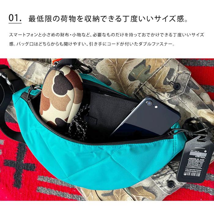 WEEKEND（ウィークエンダー） WEEKENDER キルテッド ファニーパック