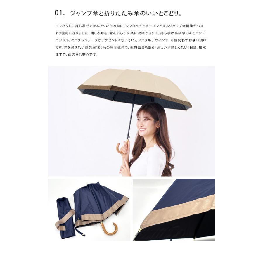 晴雨兼用折りたたみ傘 黒とピンク 100%遮光 涼しい 晴雨兼用折りたたみ傘 黒とピンク 100%遮光 涼しい - 小物買う