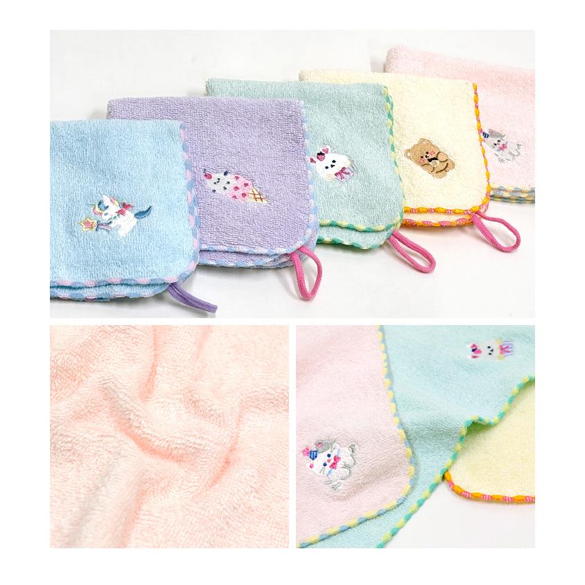 ループ付きタオル 5枚セット ループタオル ひも付きタオル 5色セット メール便送料無料 |  | 06