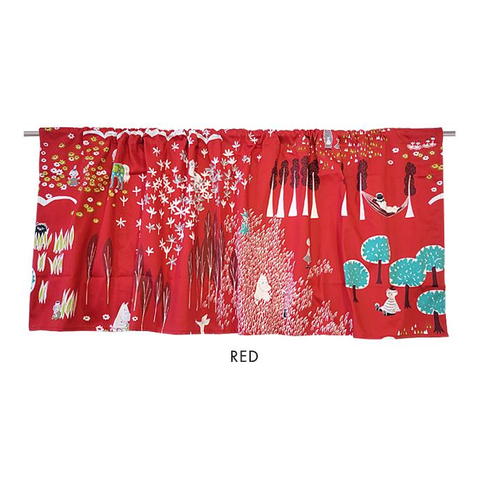 QUARTER REPORT メール便 送料無料 ムーミン カフェカーテン MOOMIN