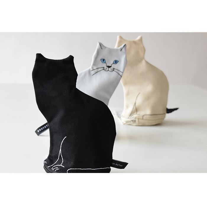 ROOTOTE ルートート オスワリネコ ミニポーチ 猫 ねこ 小物入れ 小さめ おしゃれ 自立 メール便送料無料 | ROOTOTE | 06