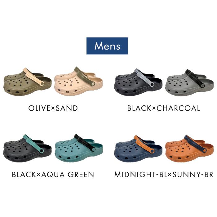 EVAバイカラーサンダル 2足セット サンダル ビーチ アウトドア クロッグサンダル クロックサンダル 送料無料 | ジップコーポレーション | 28