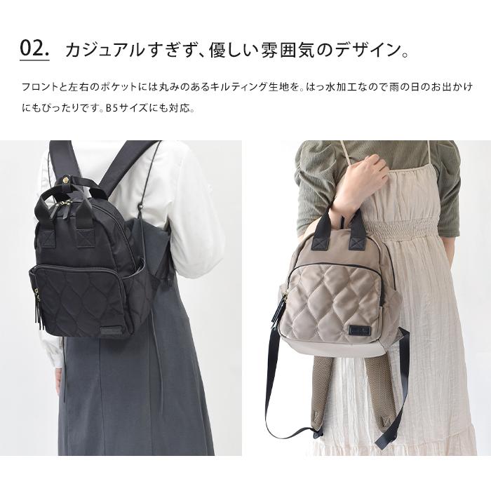 LIZDAYS（リズデイズ） キルティングラウンドミニリュック リュック