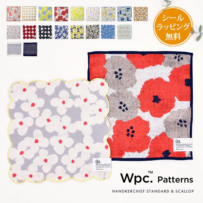Wpc. Patterns ハンカチ ハンドタオル タオルハンカチ 25×25
