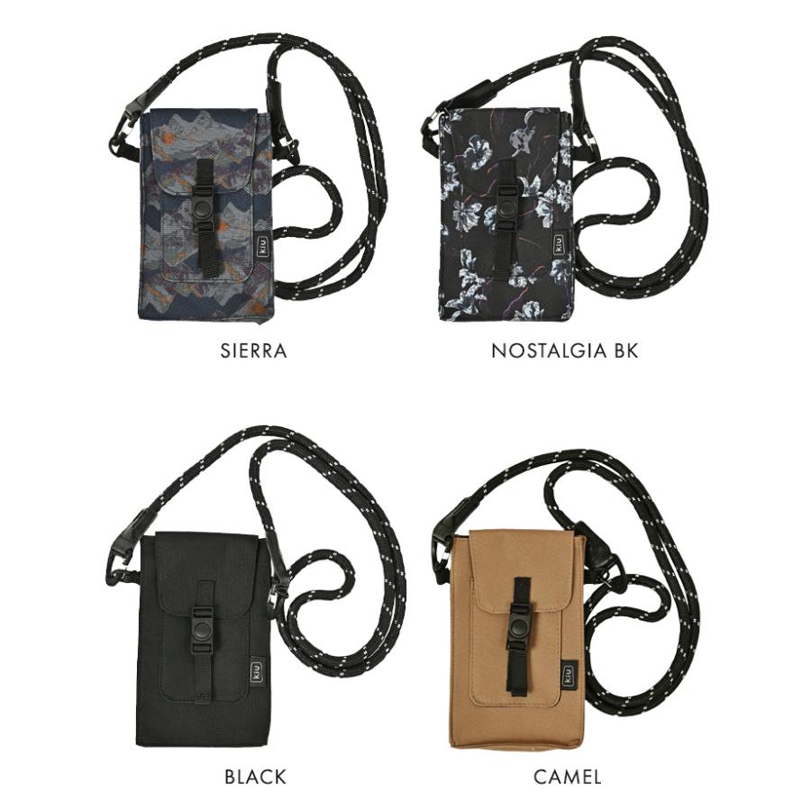 KiU（キウ） 600D ウォーターリペレントフォンポーチ スマホショルダー
