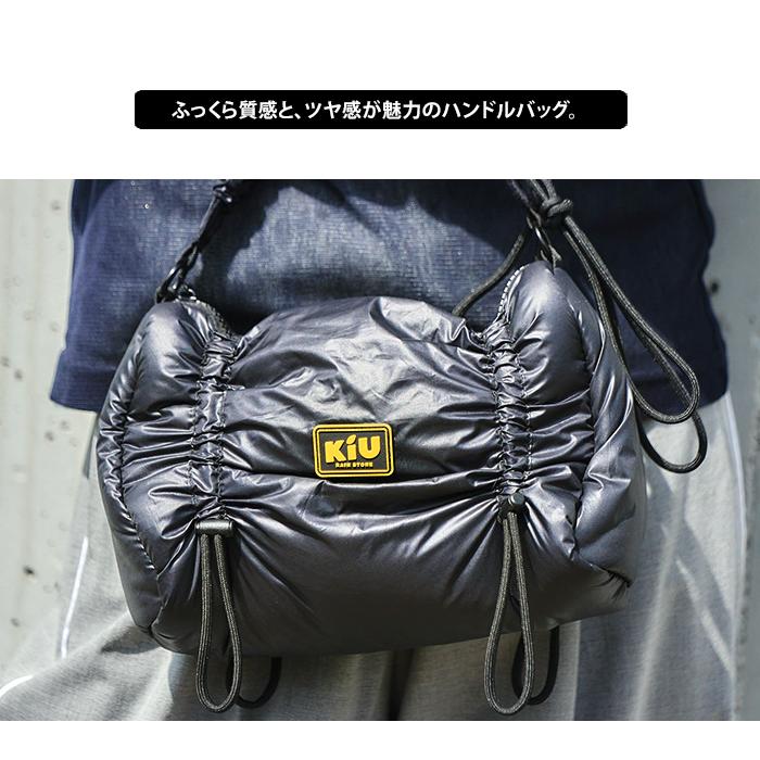 KiU（キウ） パフィーギャザーハンドルバッグ K486 バッグ 鞄