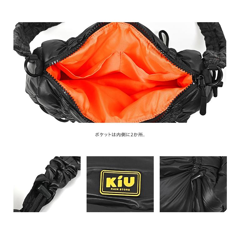 KiU（キウ） パフィーギャザーハンドルバッグ K486 バッグ 鞄