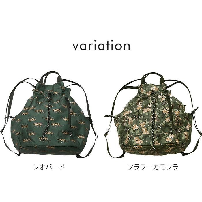 WACKOMARIA ヒョウ柄 ドローストリングバッグ WACKO MARIA/LEOPARD DRAWSTRING BAG（BLUE）［レオパードドロー