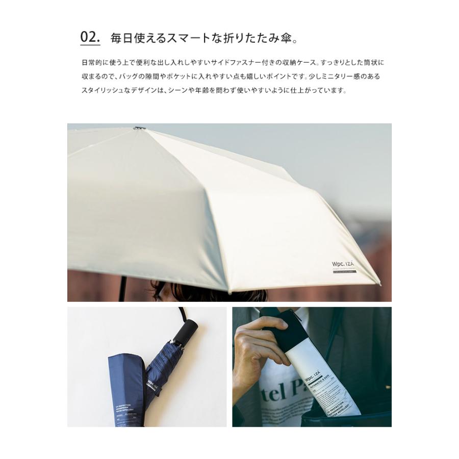 Wpc. IZA w.p.c. AUTOMATIC & SAFE 自動開閉 晴雨兼用傘 傘 日傘 雨傘