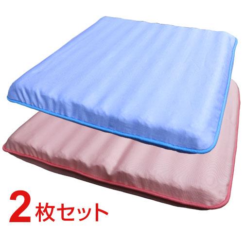 日本ヘルス工業 ビジネス用座布団【2枚セット】400×400×35(mm) ヘルス